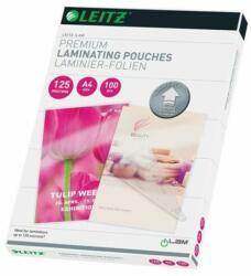 LEITZ Meleglamináló fólia, 125 mikron, A4, fényes, UDT technológiával, LEITZ "iLam (E74810000) - jatekotthon