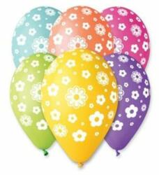  Léggömb, 30 cm, virágos (PT11PRVIR) - jatekotthon