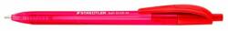 STAEDTLER Golyóstoll, 0, 5 mm, nyomógombos, STAEDTLER "Ball 423 M", piros (TS423M2) - jatekotthon