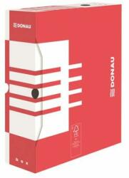 DONAU Archiválódoboz, A4, 100 mm, karton, DONAU, piros (D7661P)