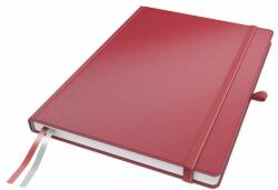 Leitz Jegyzetfüzet, exkluzív, A4, vonalas, 80 lap, keményfedeles, LEITZ "Complete", piros (E44720025)