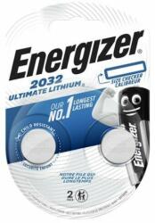 Energizer Gombelem, lítium, CR2032, 2 db, ENERGIZER "Ultimate (EECR2032L) - jatekotthon