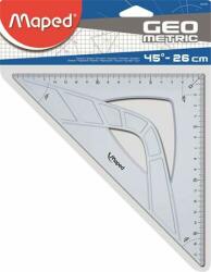 Maped Háromszög vonalzó, műanyag, 45°, 26 cm, MAPED "Geometric (IMA242426) - jatekotthon