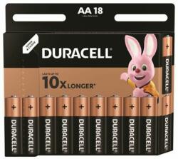 Duracell Elem, AA ceruza, 18 db, DURACELL "Basic (DUELAA18) - jatekotthon