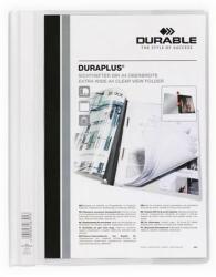 DURABLE Gyorsfűző, A4, széles, panorámás, DURABLE "DURAPLUS®", fehér (DB257902) - jatekotthon