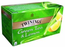 TWININGS Zöldtea, 25x1, 6 g, TWININGS "Green Tea & Lemon (KHK283)