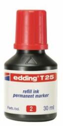 edding Utántöltő alkoholos markerhez, EDDING "T25", piros (TEDM25P)
