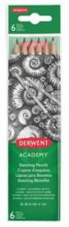 Derwent Grafitceruza szett, hatszögletű, DERWENT "Academy", 6 különböző keménység (E2300086) - jatekotthon
