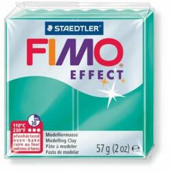FIMO Gyurma, 57 g, égethető, FIMO "Effect", áttetsző zöld (FM8020504)