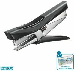 Rapid Tűzőgép, kézi, 10/4, 15 lap, RAPID "Fixativ F11", fekete (E5000289) - jatekotthon