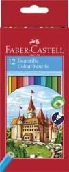 Faber-Castell Színes ceruza készlet, hatszögletű, FABER-CASTELL "Classic", 12 különböző szín (TFC120112) - jatekotthon