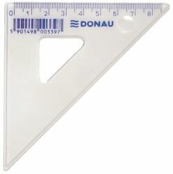 DONAU Háromszög vonalzó, műanyag, 45°, 8, 5 cm, DONAU (D7030)