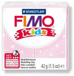 FIMO Gyurma, 42 g, égethető, FIMO "Kids", gyöngyház világos rózsaszín (FM8030206)