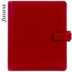FILOFAX Kalendárium, gyűrűs, betétlapokkal, A5, FILOFAX "Metropol", vörös (NFX026972) - jatekotthon