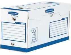 Fellowes Archiválódoboz, extra erős, A4+, 200 mm, FELLOWES "Bankers Box Basic", kék- fehér (IFW44729)