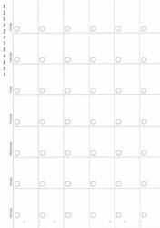 FILOFAX Kalendárium betét, havi tervező, bianco, A5, FILOFAX "Clipbook (NFX345002)