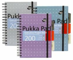 Pukka Pad Spirálfüzet, A5, vonalas, 100 lap, PUKKA PAD "Metallic Project Book", vegyes szín (PUP6336) - jatekotthon