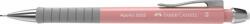 Faber-Castell Nyomósirón, 0, 5 mm, pasztell rózsaszín tolltest, FABER-CASTELL "Apollo 2325 (TFC232501) - jatekotthon