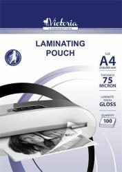 Victoria Office Meleglamináló fólia, 75 mikron, A4, fényes, VICTORIA OFFICE (ILKVF754) - jatekotthon - 2 359 Ft