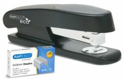Rapesco Tűzőgép, 24/6, 20 lap, antibakteriális, RAPESCO "Germ-Savvy ECO Sting Ray", fekete (IR1482) - jatekotthon