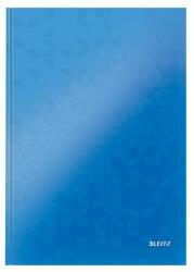 Leitz Beíró, A4, vonalas, 80 lap, keményfedeles, LEITZ "Wow", kék (E46251036) - jatekotthon