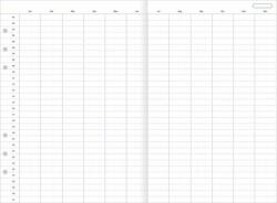 FILOFAX Kalendárium betét, éves tervező, bianco, A5, FILOFAX "Clipbook (NFX345001)
