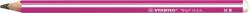 STABILO Grafitceruza, HB, háromszögletű, vastag, STABILO "Trio thick", rózsaszín (TST39901HB) - jatekotthon