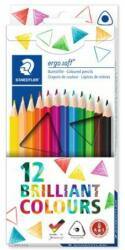 STAEDTLER Színes ceruza készlet, háromszögletű, STAEDTLER "Ergo Soft 157", 12 különböző szín (TS157C12) - jatekotthon