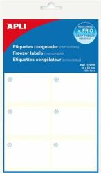 APLI Etikett, 34x53 mm, fagyasztható, kerekített sarkú, A5 hordozón, APLI, 60 etikett/csomag (LCA12058) - jatekotthon