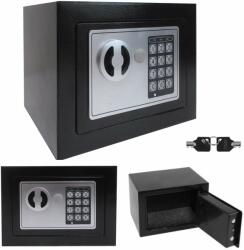  Pepita elektronikus biztonsági Széf 17x17, 5x23cm - fekete (YG20)
