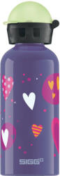 SIGG Kids Glow Heartballoons 0, 4 literes alumínium ivópalack