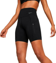 Nike Go Women s Firm-Support High-Waisted 8" Biker Shorts with Pockets Rövidnadrág dq5923-010 Méret XS - top4running