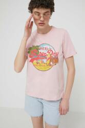 Superdry t-shirt női, rózsaszín - rózsaszín S - answear - 12 990 Ft