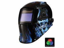 IWELD Masca Automata Sudura Fantom 4.6 True Color Blue-Skull (8FNTM4BLUEINF)