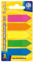 ASTRA Oldaljelölő ASTRA műanyag 5x25 lap színes (116120001) - homeofficeshop
