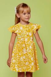 Mayoral gyerek ruha sárga, mini, harang alakú - sárga 134 - answear - 11 990 Ft