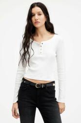 AllSaints felső BENNY LS TEE fehér, női, sima, WM540Z - fehér 40