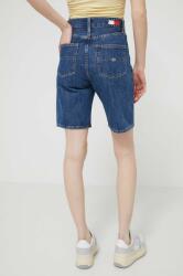 Tommy Jeans farmer rövidnadrág női, sima, magas derekú - kék 31 - answear - 29 990 Ft