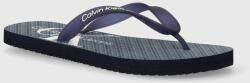 Calvin Klein Jeans flip-flop BEACH SANDAL GLOSSY sötétkék, férfi, YM0YM00952 - sötétkék Férfi 44