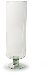  Váza üveg 60x18cm talpas átlátszó (48533)