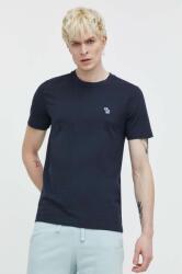 Abercrombie & Fitch pamut póló sötétkék, férfi, sima - sötétkék XL - answear - 7 390 Ft