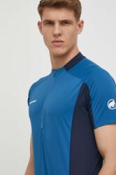 MAMMUT sportos póló Aenergy FL mintás - kék L
