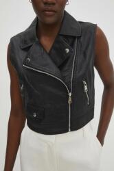 Answear Lab rövid kabát fekete, női, átmeneti - fekete XS