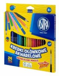 Astra Színes ceruza ASTRA akvarell 24 színű ajándék ecsettel (312110005) - irodaszer
