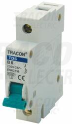 TRACON TDS-1C-10 Kismegszakító, színes karral, 1 pólus, C karakterisztika 10A, 6kA (TDS-1C-10)