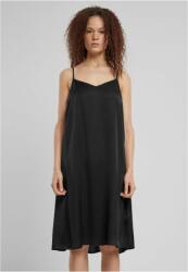 Urban Classics Ladies Viscose Satin Slip Dress black