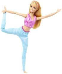 Mattel Papusa Barbie Made To Move - Blonda Cu Top Mov