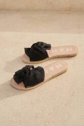 Manebi papucs La Havana Sandals With Knot fekete, női, O 7.9 JK - fekete Női 39