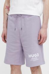 Hugo Blue pamut rövidnadrág lila - lila S