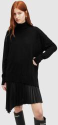 AllSaints ruha és pulóver FLORA DRESS fekete, mini, harang alakú, WD597Z - fekete L